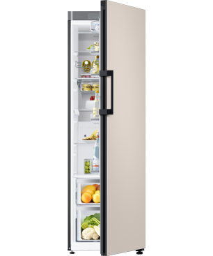 SAMSUNG RR39A746339/EG Bespoke Kühlschrank (E, 1853 mm hoch, Satin Beige)