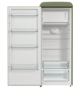 GORENJE ORB615DOL-L Retro Collection Kühlschrank (D, 1525 mm hoch, Olive)
