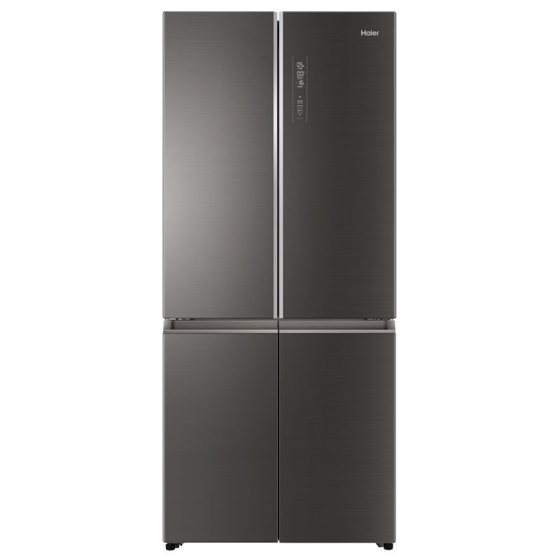 HAIER HTF-508DGS7 French Door Kühlgefrierkombination (F, 1900 mm hoch, Iconic Glas Grey)