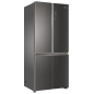 HAIER HTF-508DGS7 French Door Kühlgefrierkombination (F, 1900 mm hoch, Iconic Glas Grey)