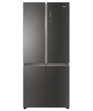 HAIER HTF-508DGS7 French Door Kühlgefrierkombination (F, 1900 mm hoch, Iconic Glas Grey)