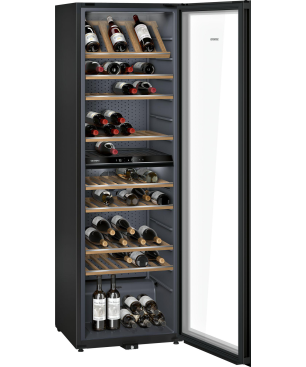 SIEMENS KW36KATGA Weinkühlschrank (EEK G, Schwarz)