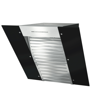 MIELE DA 6066 W Black Wing, Dunstabzugshaube (598 mm breit, 523 mm tief)