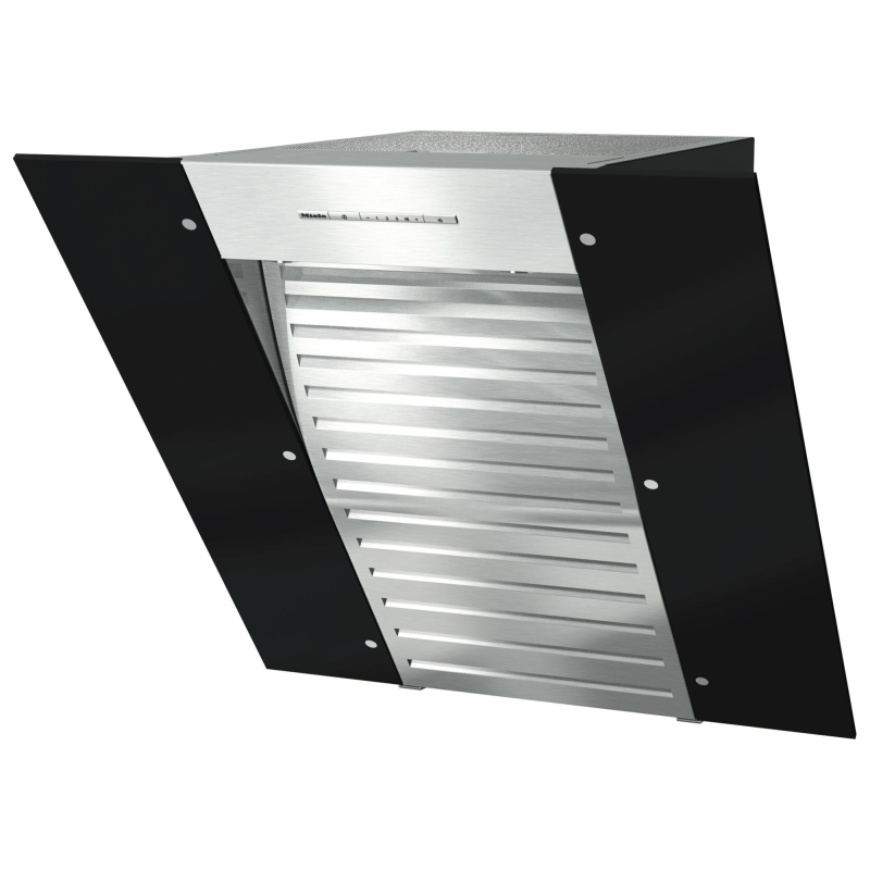 MIELE DA 6066 W Black Wing, Dunstabzugshaube (598 mm breit, 523 mm tief)