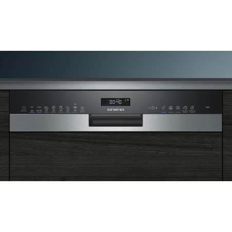 SIEMENS SN 55 ES 57CE iQ500 Geschirrspüler (teilintegrierbar (Besteckkorb + Besteckschublade, 598 mm breit, 42 dB (A), D)
