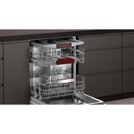 NEFF S 145 HCS 29 E Geschirrspüler (teilintegrierbar (Besteckschublade, 598 mm breit, 44 dB (A), D)