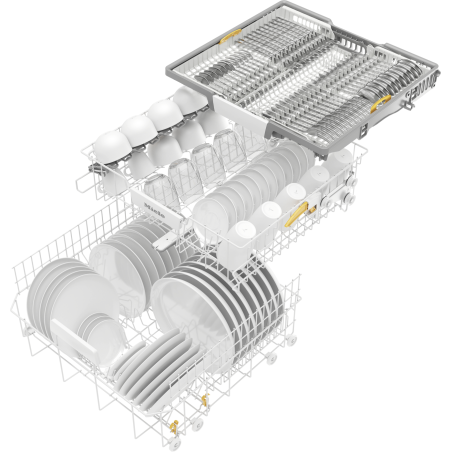 MIELE G 5260 SCVi Active Plus Geschirrspüler (vollintegrierbar, 600 mm breit, 45 dB (A), C)