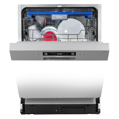 KOENIC KDW 6021 D BI Geschirrspüler (teilintegrierbar, 600 mm breit, 44 dB (A), D)