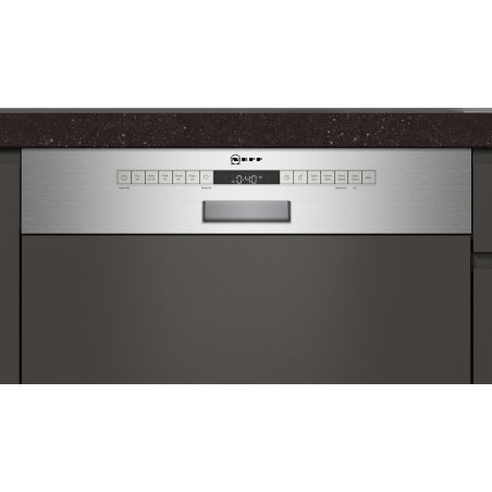 NEFF S 145 ECS 11 E Geschirrspüler (teilintegrierbar (Besteckschublade, 598 mm breit, 44 dB (A), C)