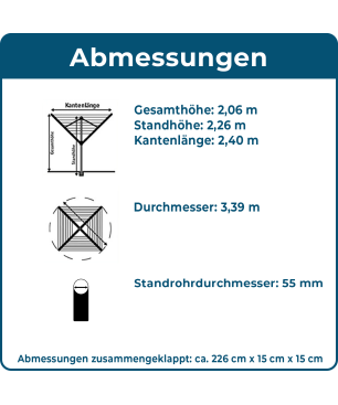 BLOME DuoMatic 60 Wäschespinne