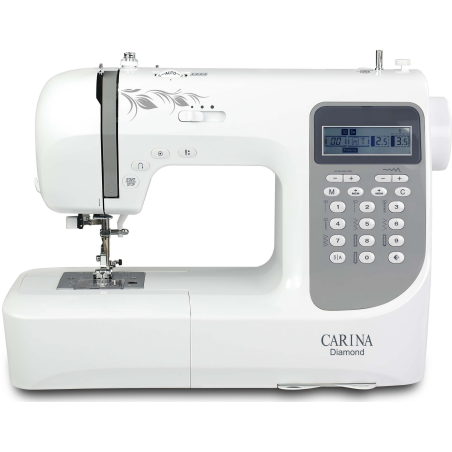 CARINA Carina Nähmaschine Diamond Nähmaschine (70 Watt, 11 automatische Einstufenknopflöcher)