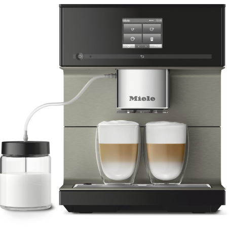 MIELE CM 7550 Kaffeevollautomat Obsidianschwarz, Einstellbar