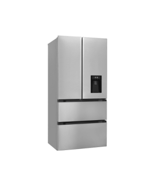 EXQUISIT FD490-160-WS-200E inoxlook French Door (307,42 kWh/Jahr, E, 1830 mm hoch, Edelstahloptik)
