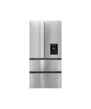 EXQUISIT FD490-160-WS-200E inoxlook French Door (307,42 kWh/Jahr, E, 1830 mm hoch, Edelstahloptik)