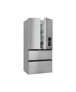 EXQUISIT FD490-160-WS-200E inoxlook French Door (307,42 kWh/Jahr, E, 1830 mm hoch, Edelstahloptik)