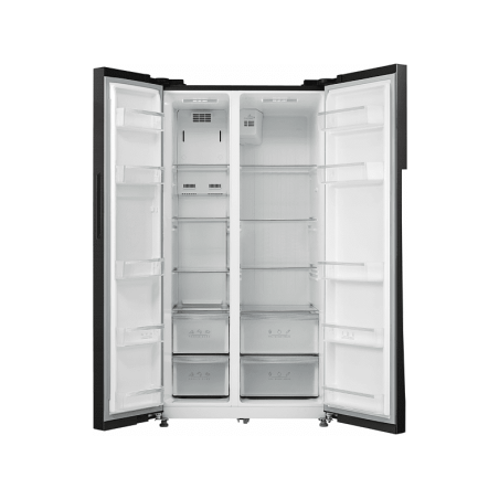 IDEA MDRS710FGF28 Side by Side Kühl-Gefrierkombination (F, 1765 mm hoch, Dark Inox)