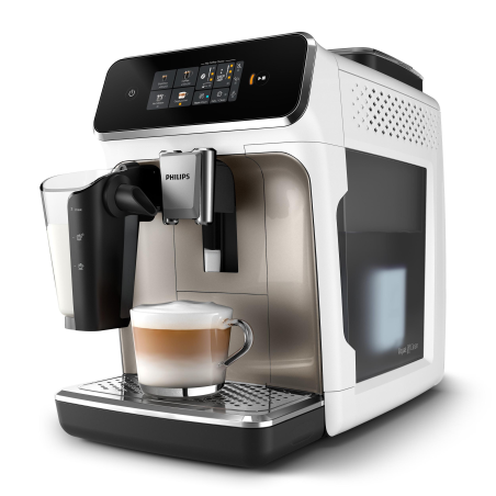 PHILIPS EP2333/40 Serie 2300 LatteGo 4 Kaffeespezialitäten Kaffeevollautomat Weiß/Chrom