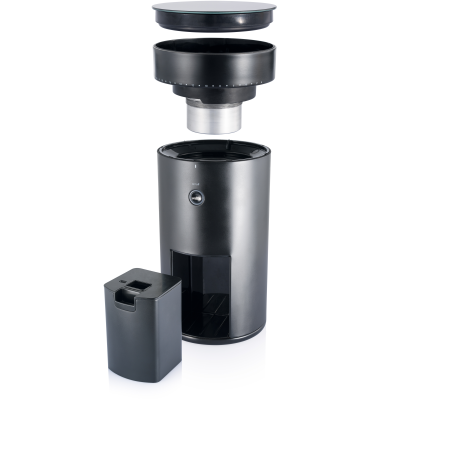 WILFA Svart Uniform WSFB-100B Kaffeemühle Schwarz (80 Watt, Langlebiges 58 mm großes Scheibenmahlwerk aus Edelstahl, 41 Einste