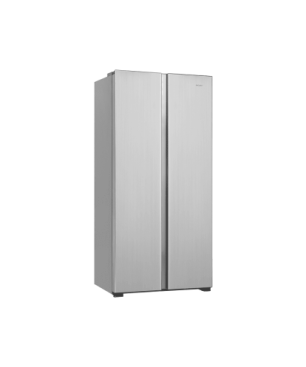 EXQUISIT SBS46-010F inoxlook Kühlgefrierkombination (289,13 kWh/Jahr, F, 1780 mm hoch, Edelstahloptik)