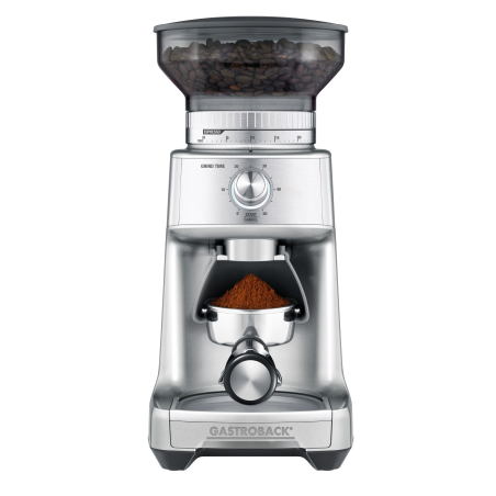 GASTROBACK 42638 Advanced Plus Kaffeemühle Edelstahl 130 Watt, Kegelmahlwerk