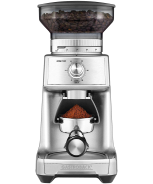 GASTROBACK 42638 Advanced Plus Kaffeemühle Edelstahl 130 Watt, Kegelmahlwerk