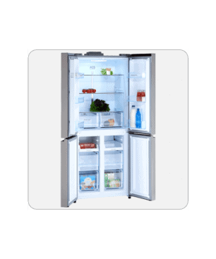 WOLKENSTEIN WCD400A++NF IX Side-by-Side (331 kWh/Jahr, F, 184,50 cm hoch, Inox)