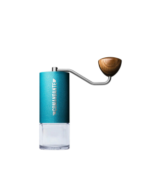 COMANDANTE C40 MK4 Nitro Blade Kaffeemühle Alpine Lagoon, Edelstahlmahlwerk)