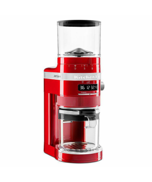 KITCHENAID 5KCG8433ECA ARTISAN LIEBESAPFELROT Kaffeemühle Liebesapfelrot (150 Watt, Mahlkegel aus Edelstahl)