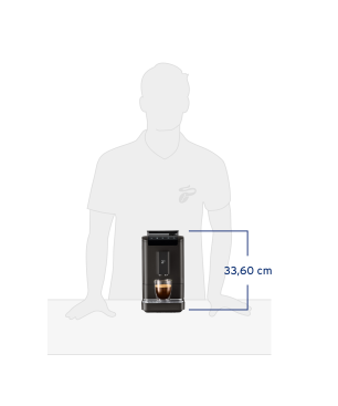 TCHIBO Esperto2 Caffè 2.0 für Caffè Crema und Espresso Kaffeevollautomat Scandi White