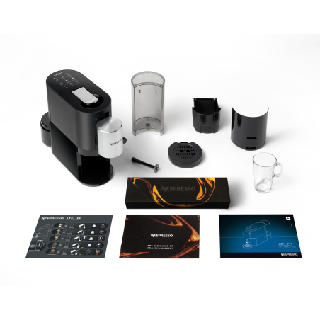 KRUPS XN8908 Nespresso Atelier Kapselmaschine Schwarz/Silber