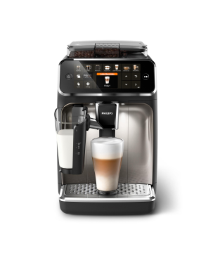 PHILIPS EP5447/90 Serie 5400 LatteGo 12 Kaffeespezialitäten Kaffeevollautomat Schwarz/Chrom
