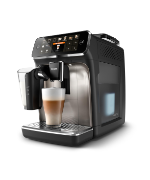 PHILIPS EP5447/90 Serie 5400 LatteGo 12 Kaffeespezialitäten Kaffeevollautomat Schwarz/Chrom
