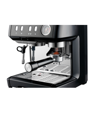 SOLIS OF SWITZERLAND 1018 Grind & Infuse Compact Espressomaschine Espressomaschine | Bohnenmühle | Teemaschine | Milchaufschäu