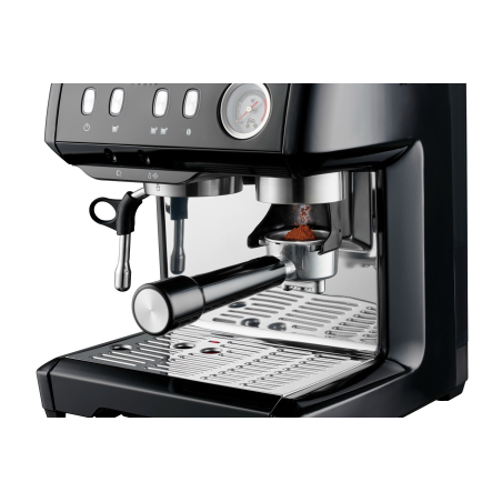 SOLIS OF SWITZERLAND 1018 Grind & Infuse Compact Espressomaschine Espressomaschine | Bohnenmühle | Teemaschine | Milchaufschäu