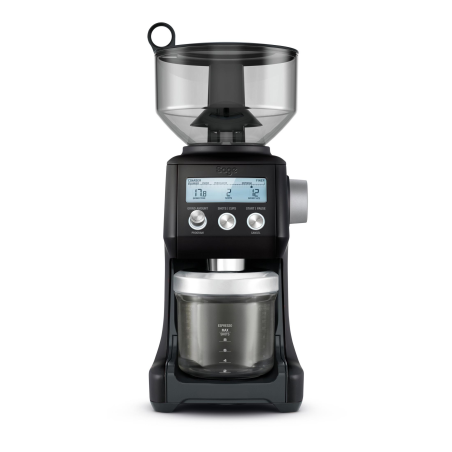 SAGE KAFFEEMÜHLE THE SMART GRINDER PRO BLACK TRUFFLE Kaffeemühle Schwarz (165 Watt, Kegelmahlwerk aus Edelstahl)