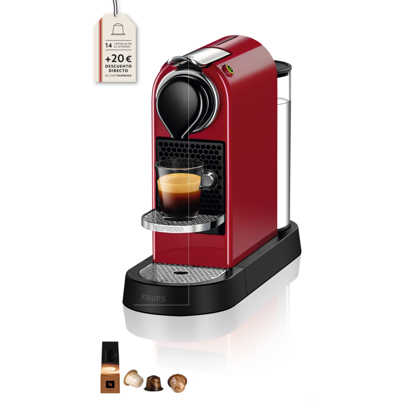 KRUPS CITIZ CHERRY Kapselmaschine cherry KRUPS CITIZ CHERRY Kapselmaschine cherry