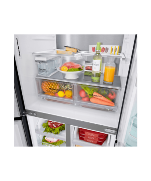 LG GMX844MCBF French Door (F, 1787 mm hoch, Steel)