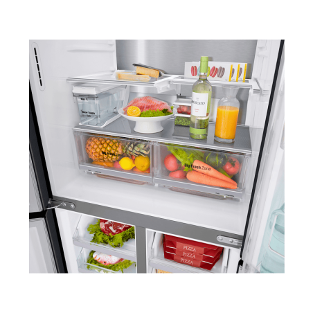 LG GMX844MCBF French Door (F, 1787 mm hoch, Steel)