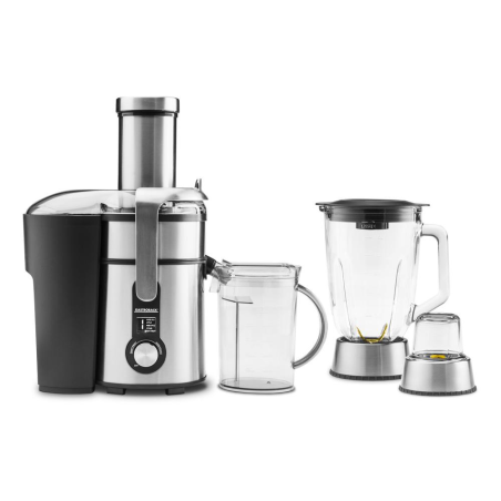 GASTROBACK 40153 Design Multijuicer Digital Pro Entsafter 1300 Watt, Silber