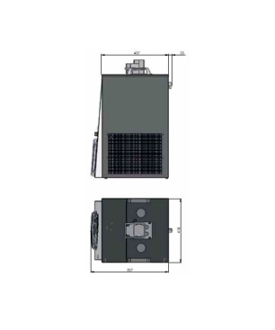 ICH-ZAPFE Untertheken, UTWK CWP 300 300 L/h 6- leit Zapfanlage