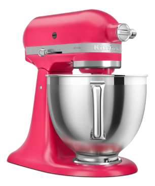 KITCHENAID Artisan 4,8 Liter - 5KSM195PSEHI Küchenmaschine Hibiskus (300 Watt)