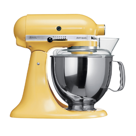 KITCHENAID Artisan 4,8 Liter - 5KSM150PSEMY Küchenmaschine Pastellgelb (300 Watt)