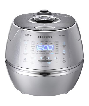 CUCKOO CRP-CHSS1009FN Reiskocher (1445 Watt, Metallic Silber)