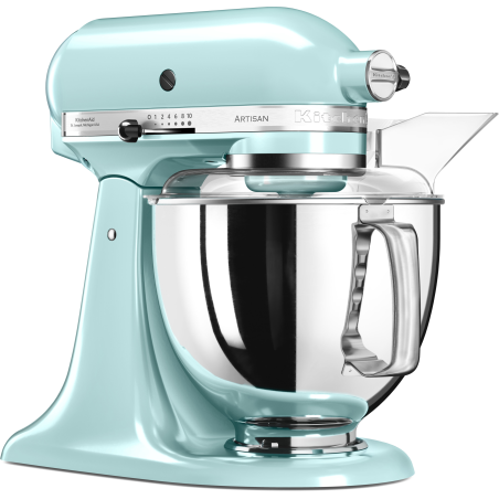 KITCHENAID 5KSM175PCEIC Artisan Küchenmaschine Eisblau (Rührschüsselkapazität: 4,8 Liter, 300 Watt)