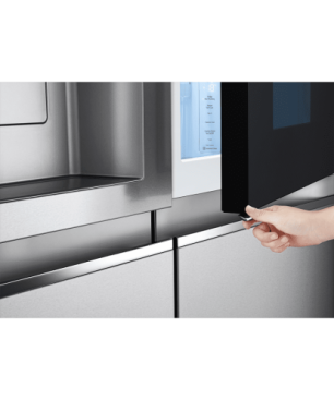 LG GSXV91BSAE Side-by-Side (E, 1790 mm hoch, Brushed Steel)