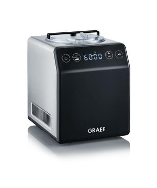 GRAEF IM700EU Eismaschine (180 Watt, Edelstahl-schwarz)