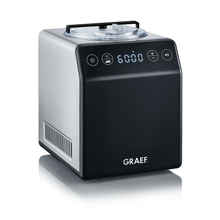 GRAEF IM700EU Eismaschine (180 Watt, Edelstahl-schwarz)