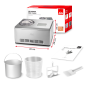 SOLIS OF SWITZERLAND Gelateria Pro Touch 8502 Eismaschine (200 Watt, Silber) SOLIS OF SWITZERLAND Gelateria Pro Touch 8502 Eismaschine (200 Watt, Silber)