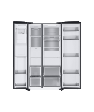 SAMSUNG RS6GA8842B1/EG Side-by-Side (D, 1780 mm hoch, Premium Black Steel/Schwarz)