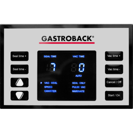 GASTROBACK 46016 Advanced Professional Design Vakuumierer Edelstahl/Schwarz
